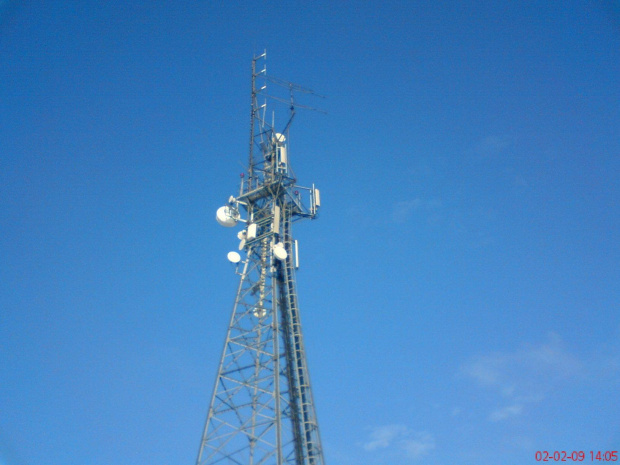 Stacja linii radiowych na Górze Kamieńsk - maszt GSM R.Maryja #GóraKamieńsk #HałdaKamieńsk #maszt #GSM
