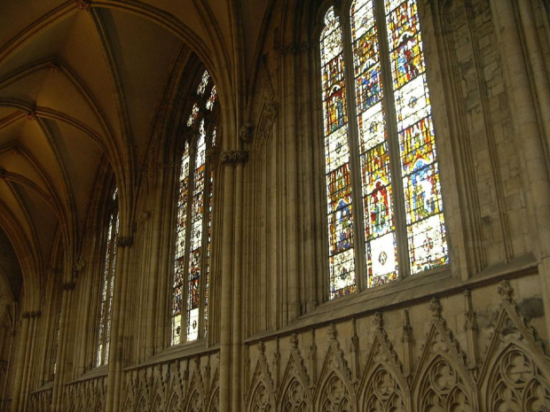 The Bell Founder's Window #katedra #York #witraż