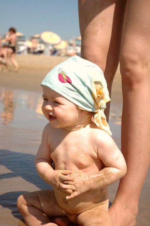 Na plaży w Lido dei Pini