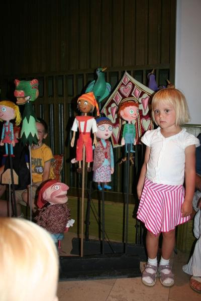 Wystawa lalek w Teatrze Pinokio.