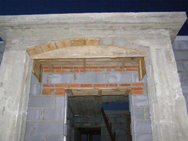 łuki nad wejściem:-) #dom #budowa