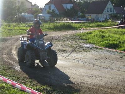 Łukasz na Quadzie :P