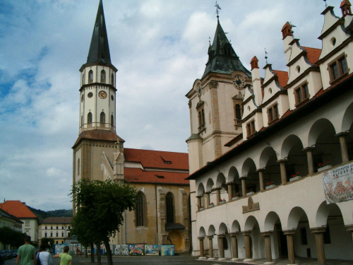 Lewocza - ratuszi kościół św. Jakuba #Słowacja