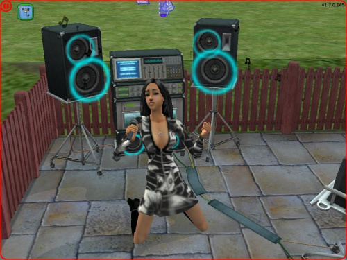 Podczas karaoke. :P #Sims2 #Zwierzaki #CztreyPoryRoku #NocneŻycie