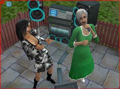Jagoda i Daria śpiewają.... :D #Sims2 #Zwierzaki #CztreyPoryRoku #NocneŻycie