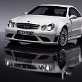 Mercedes-Benz CLK63 AMG Black Series (2008) #Auto #Samochód #Samochod #Mercedes #CLK63 #AMG #Black #Series