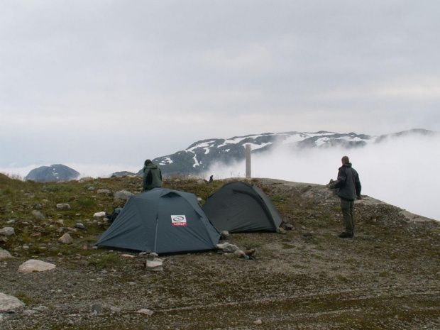 Na górze obóz #Norwegia
