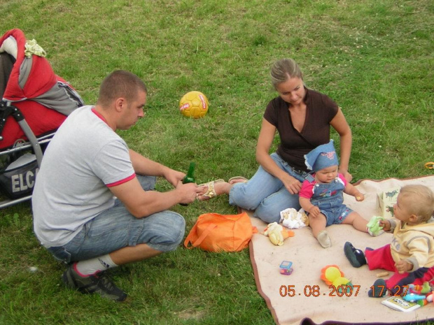 Klaudiasz z Madzią i swoją drugą połówką