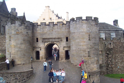 Zamek w Stirling, gdzie Szkoccy królowie:) byli