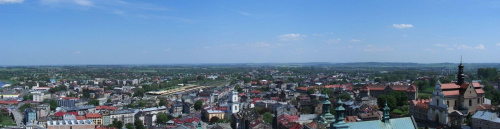 Panorama Przemyśla - widok z Wieży Katedralnej. (robione PanoramaPlus 1)