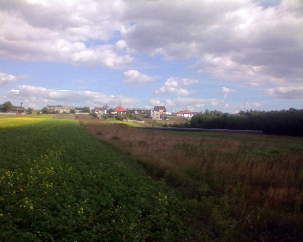 Widok z rurociągu na wieś Niebrów... #rurociąg #Niebrów #tomaszów #łódź