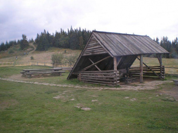 Wiata na Polanie Wierch Lubania #rower #góry #gorce #beskidy #lubań