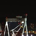 Gdynia nocą - Suwnica w stoczni gdyńskiej #Gdańsk #Gdynia #Polska #Sopot #Trójmiasto