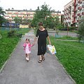 po raz pierwszy w drodze do przeszkola