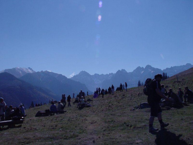 Gerlach, Ganek, Rysy i Mięguszowieckie Szczyty z Rusinowej Polany #tatry #góry #murzasichle #RusinowaPolana