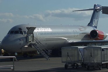 SAS w Gdansku #SAS #Gdansk #airport #samolot #EPGD