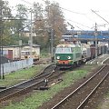 02.10.2007 ET22-538 z pociągiem towarowym z kier. Szczecina